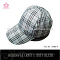 6 Paneel Unisex Baseball Caps Plaid Baseball Caps